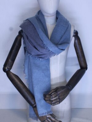 Cashmere Reversible Basket Weave Stole