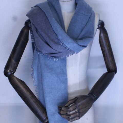 Cashmere Reversible Basket Weave Stole