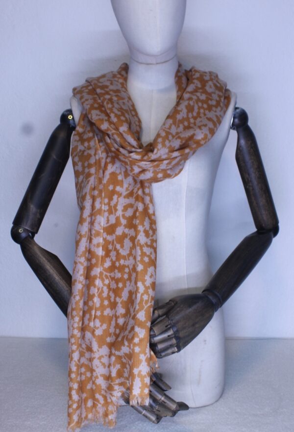 Cashmere Mini Herringbone Weave Scarf